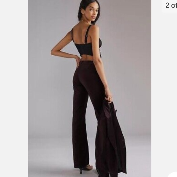 NWT Paige Sloane bootcut flared velvet jeans - Picture 2 of 12